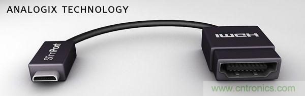 ANALOGIX的SlinPort解決方案，可以協助業者集成MyDP應用功能