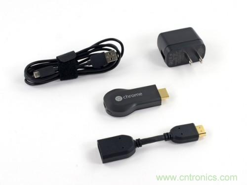拆解新一代顛覆性產品: 谷歌Chromecast電視棒內部探秘