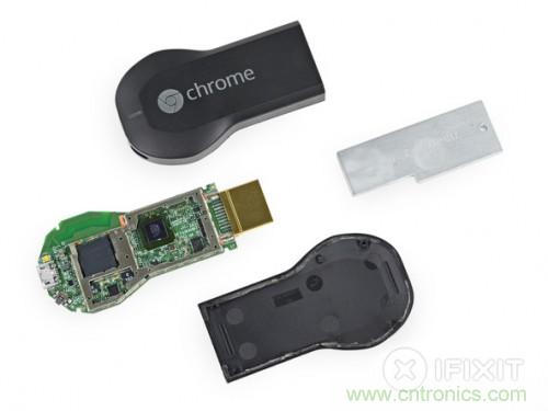 拆解新一代顛覆性產品: 谷歌Chromecast電視棒內部探秘