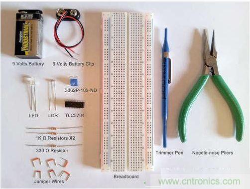 DIY:教你10分鐘自制光線探測器