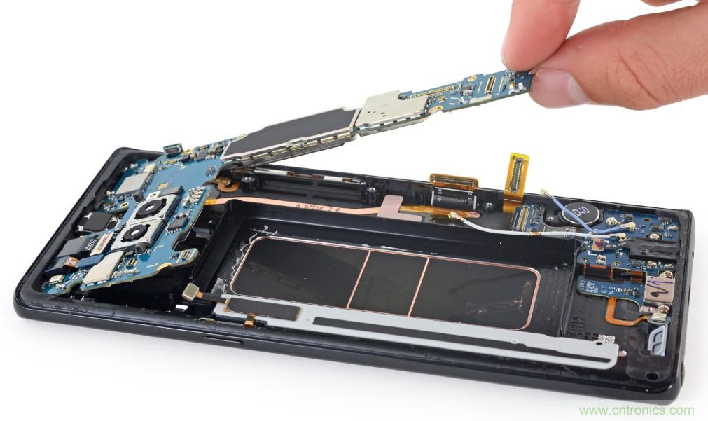 三星Note 8拆解，模塊化+分離式設(shè)計(jì)成趨勢？