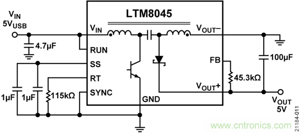 USB供電、915MHz ISM無線電頻段、具有過溫管理功能的1W功率放大器